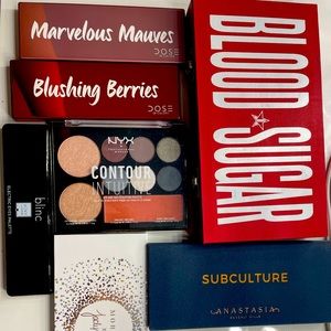 Brand new without packaging eyeshadow palettes!